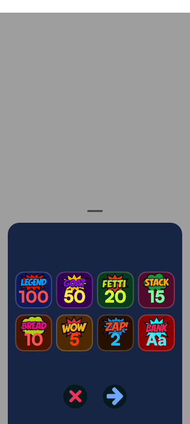Amount Picker Modal