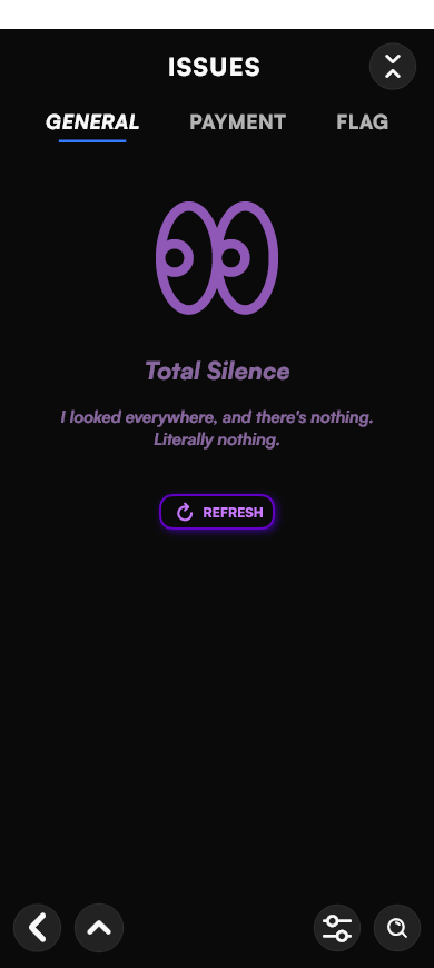 Issues Screen