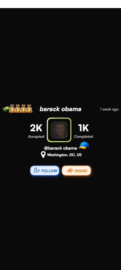Profile Header Widget