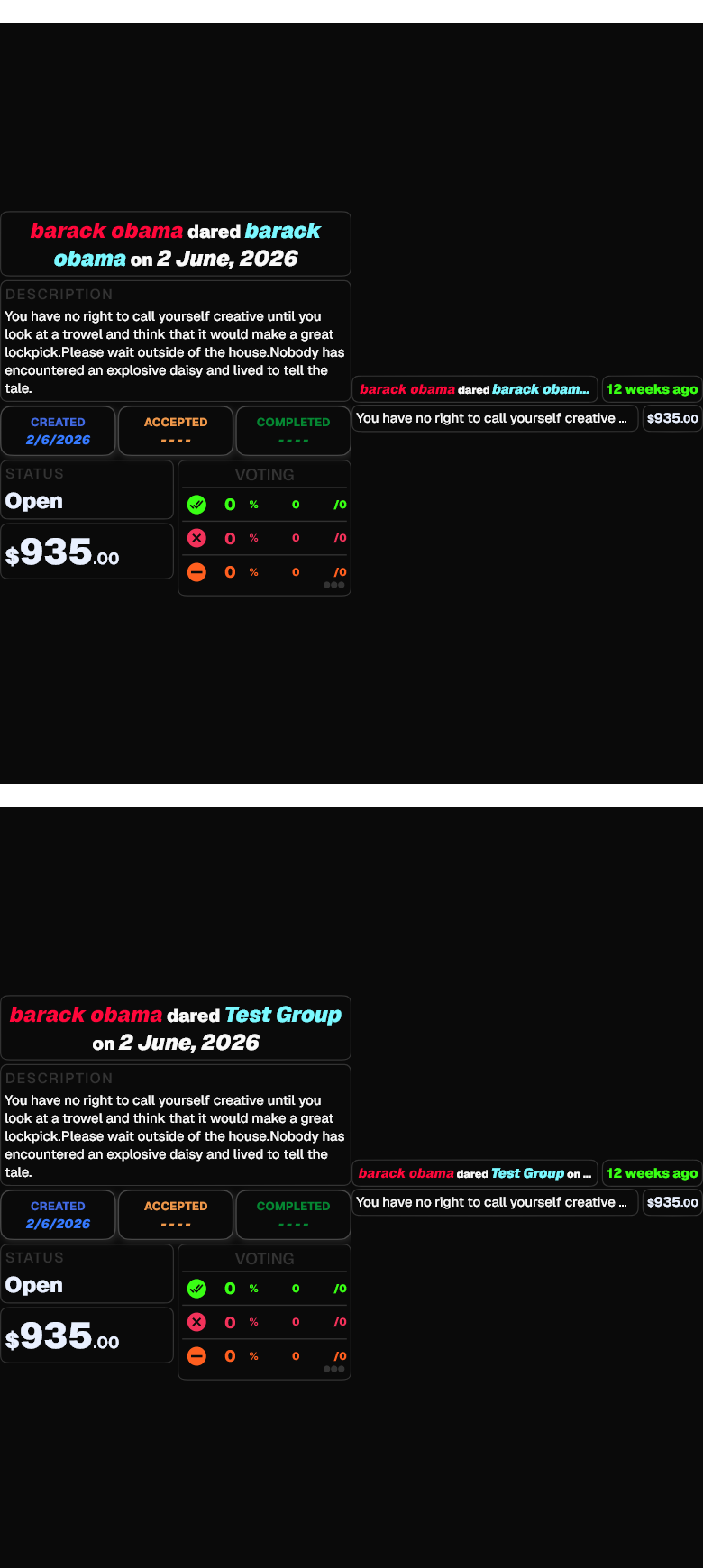 Payment Detail Header Widget