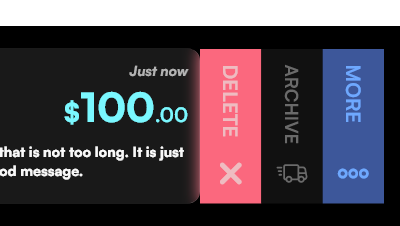 Pledge Payment Tile Drag